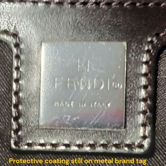 SOLD Vintage Fendi Bauletto Zucca Barrel Bag 8BL006 - Picture 14 of 16